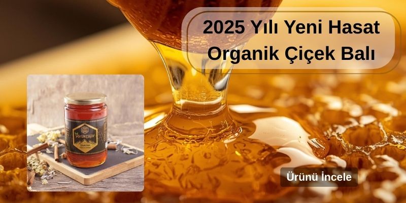 2025 Yılı İlk Hasat Organik Çiçek Balı - Yörükçayır