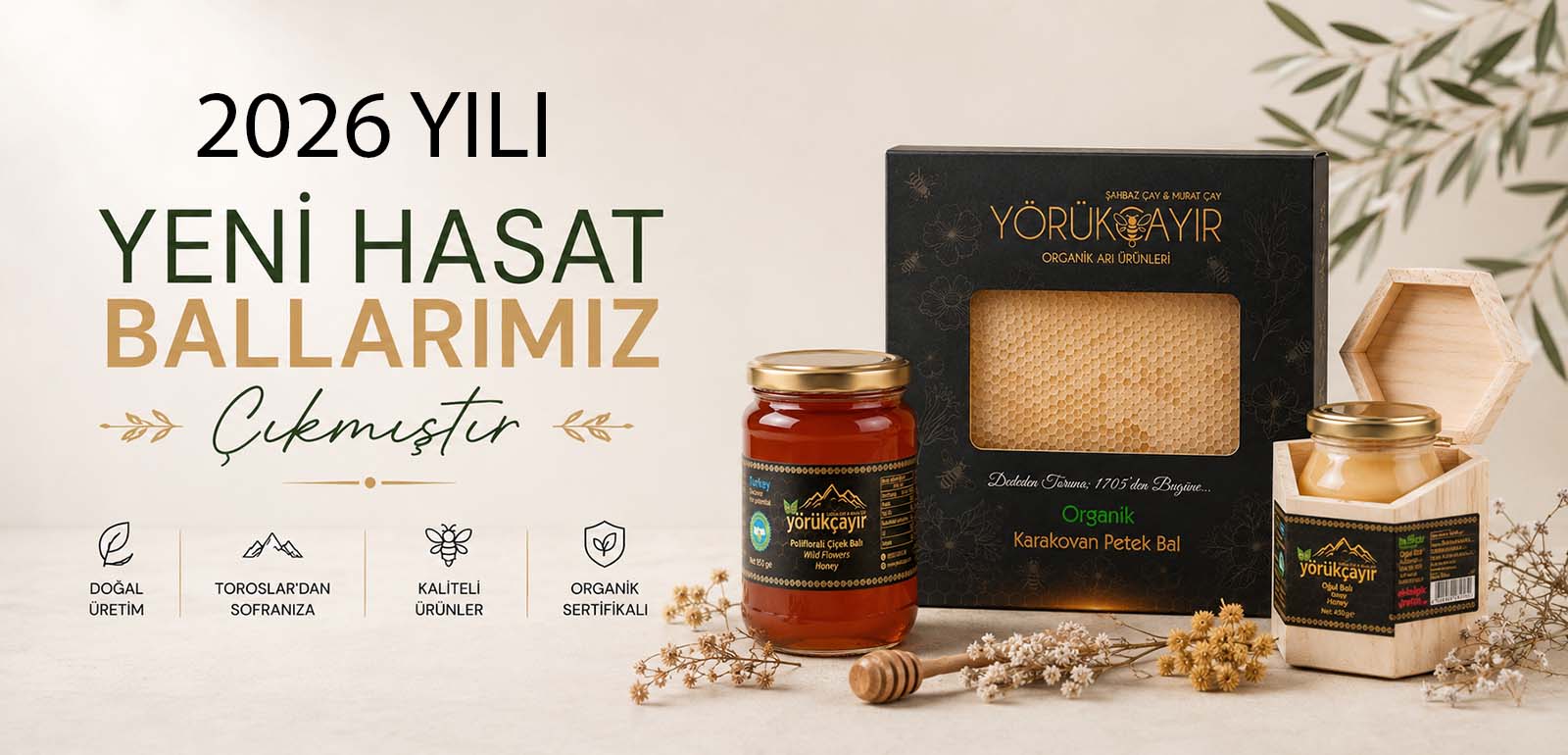 2026 Yılı ilk hasat polifloralı bal