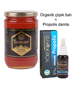 Organik çiçek balı  ve propolis damla