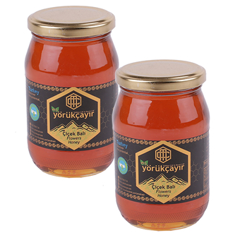 Yörükçayır organik çiçek balı 2 X 450 gr