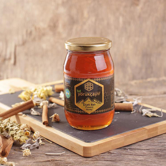 Yörükçayır organik çiçek balı 3 x 450 gr