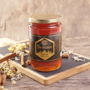 Yörükçayır organik çiçek balı 3 x 850 gr