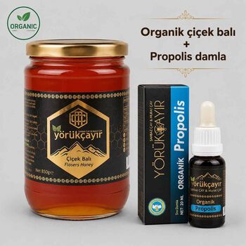 Organik çiçek balı ve propolis damla