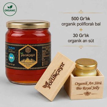 Organik poliflorali bal ve Arı sütü