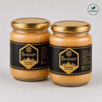 Yörükçayır organik krem bal  2 x 500 gr