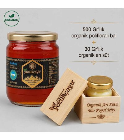 Organik poliflorali bal ve Arı sütü
