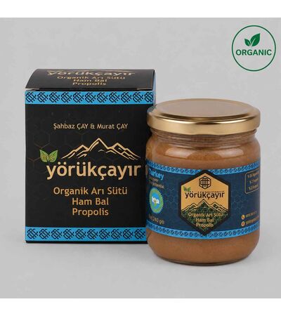 Yörükçayır Organik Arı Sütü Bal Propolis Karışım