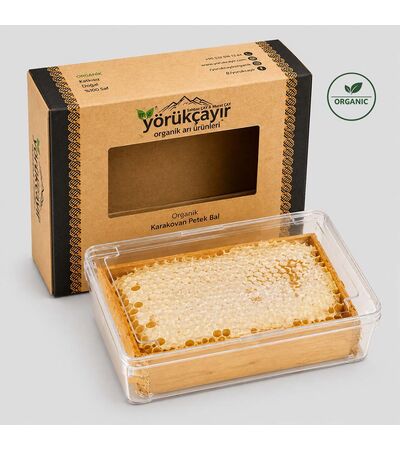 Yörükçayır Organik Karakovan Petek Bal - 450g
