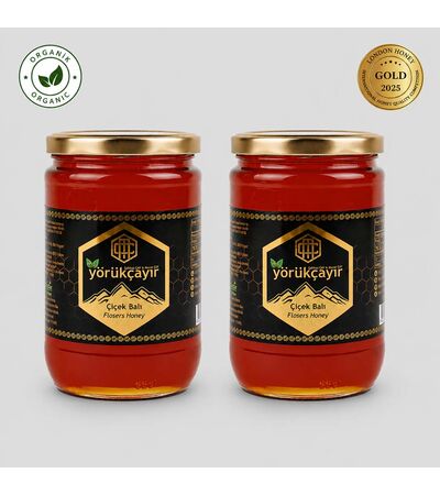 Yörükçayır Organik Çiçek Balı 2 x 850 g