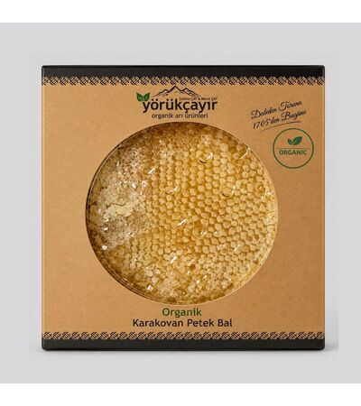 Yörükçayır organik karakovan petek bal 1000 g