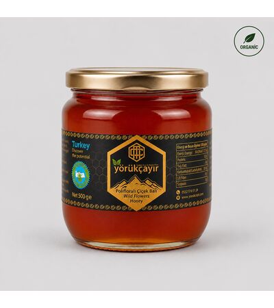 Yörükçayır Organik Polifloralı Bal 500 g