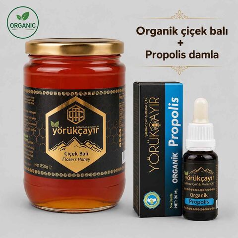 Organik çiçek balı ve propolis damla