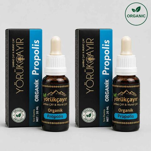 Yörükçayır Organik Propolis damla 2 x 20ml