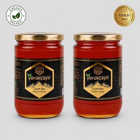 Yörükçayır Organik Çiçek Balı 2 x 850 g