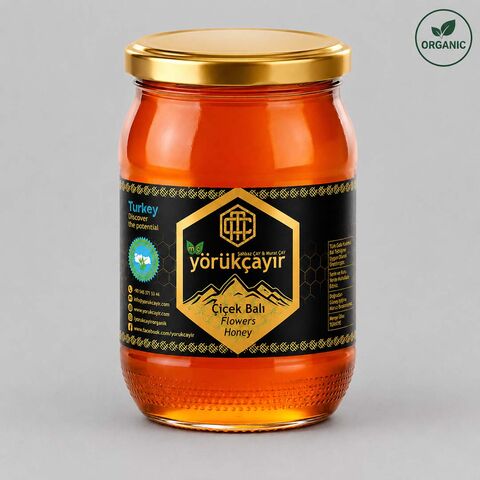 Yörükçayır Organik Çiçek Balı 450 g