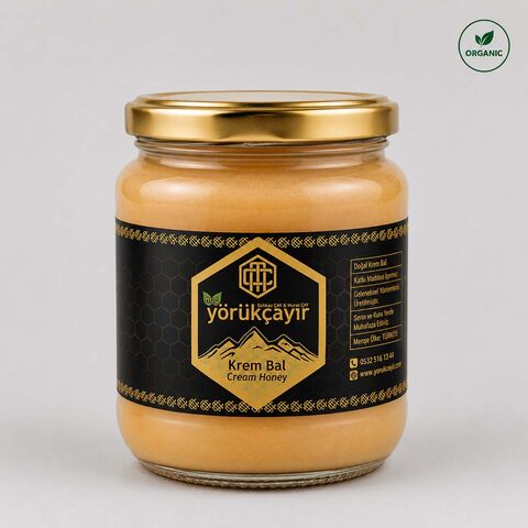 Yörükçayır Organik Krem Bal 500 g