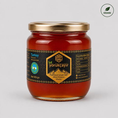 Yörükçayır Organik Polifloralı Bal 500 g